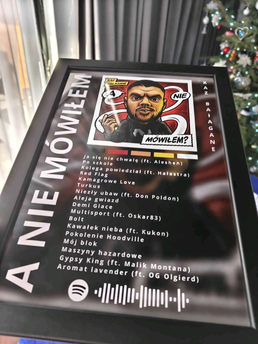 Plakat Kaz Bałagane "A nie mówiłem" a3