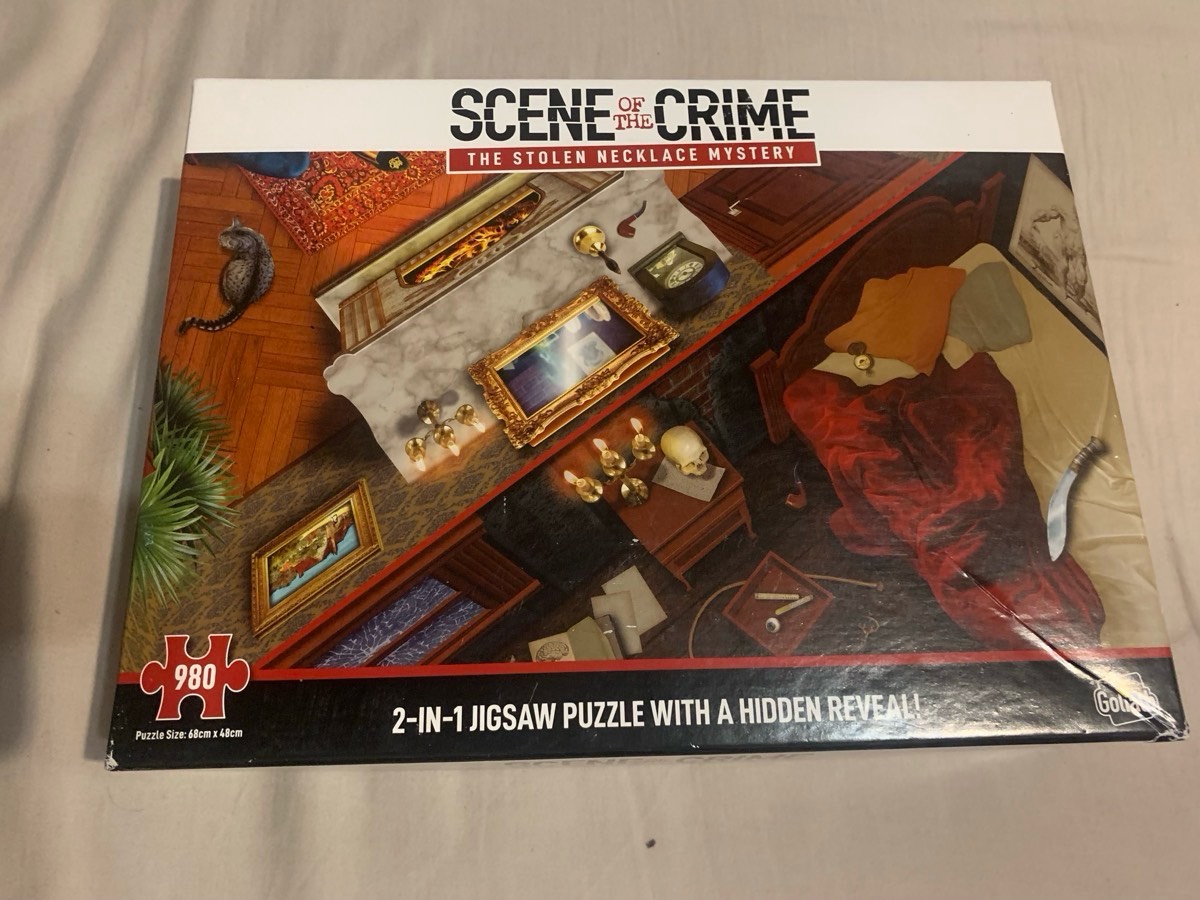 Puzzle zagadka scene of crime 980 elementów