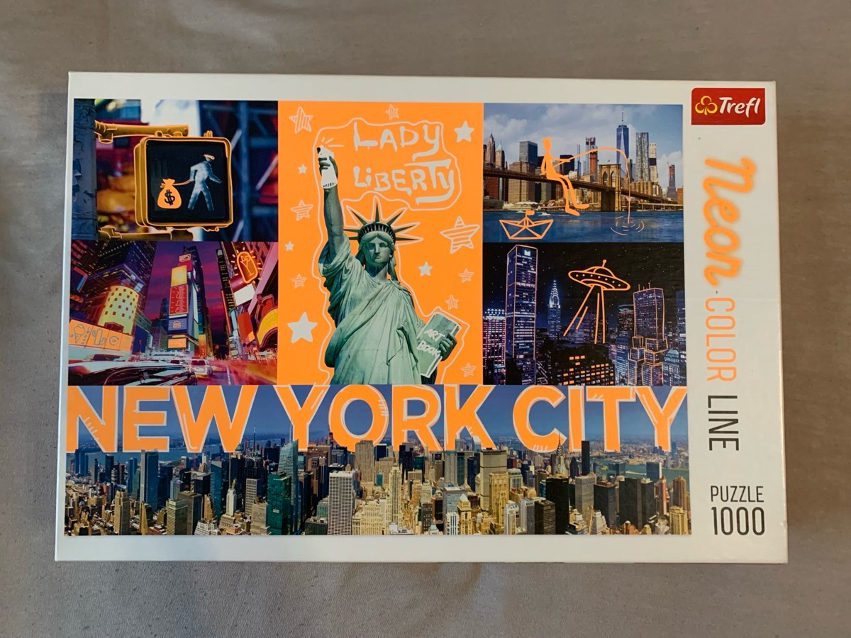 Puzzle New York neon collection 1000 elementów Trefl