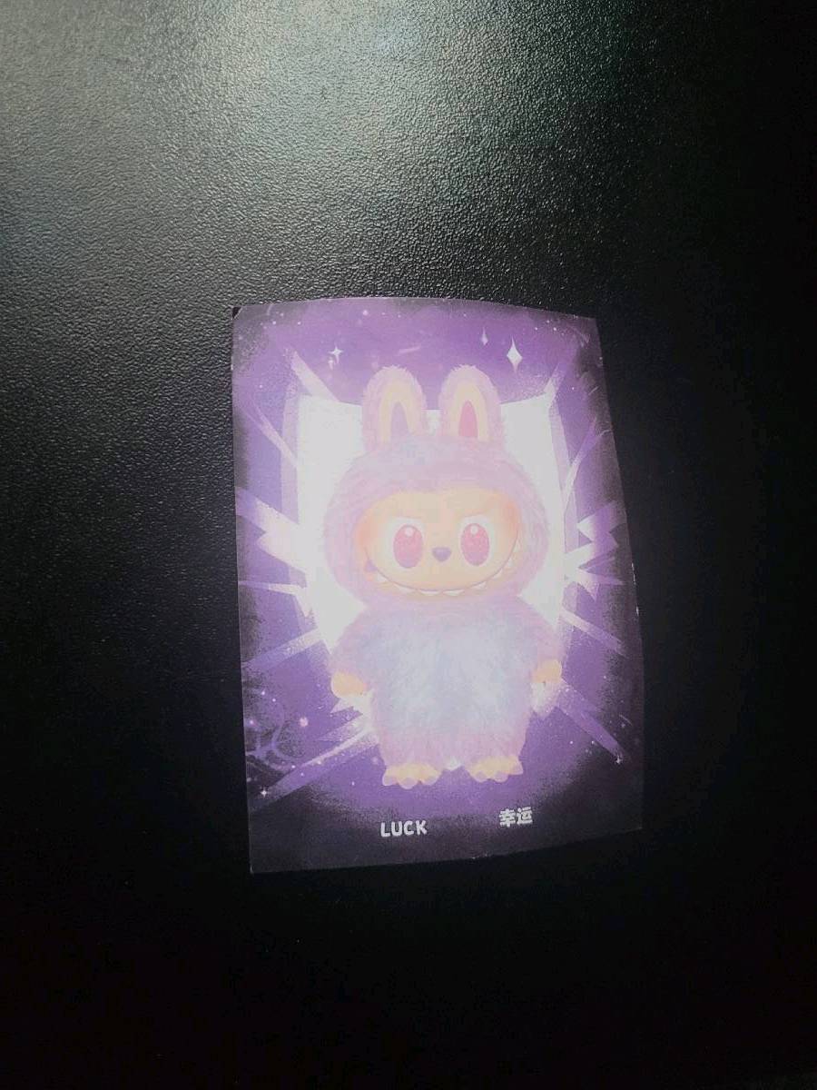 Karta labubu Luck Pop Mart