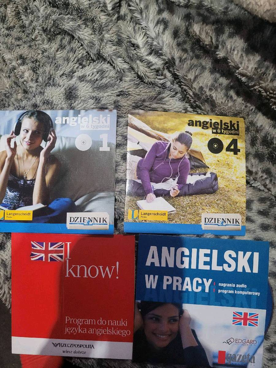 Zestaw płyt cd do nauki języka angielskiego