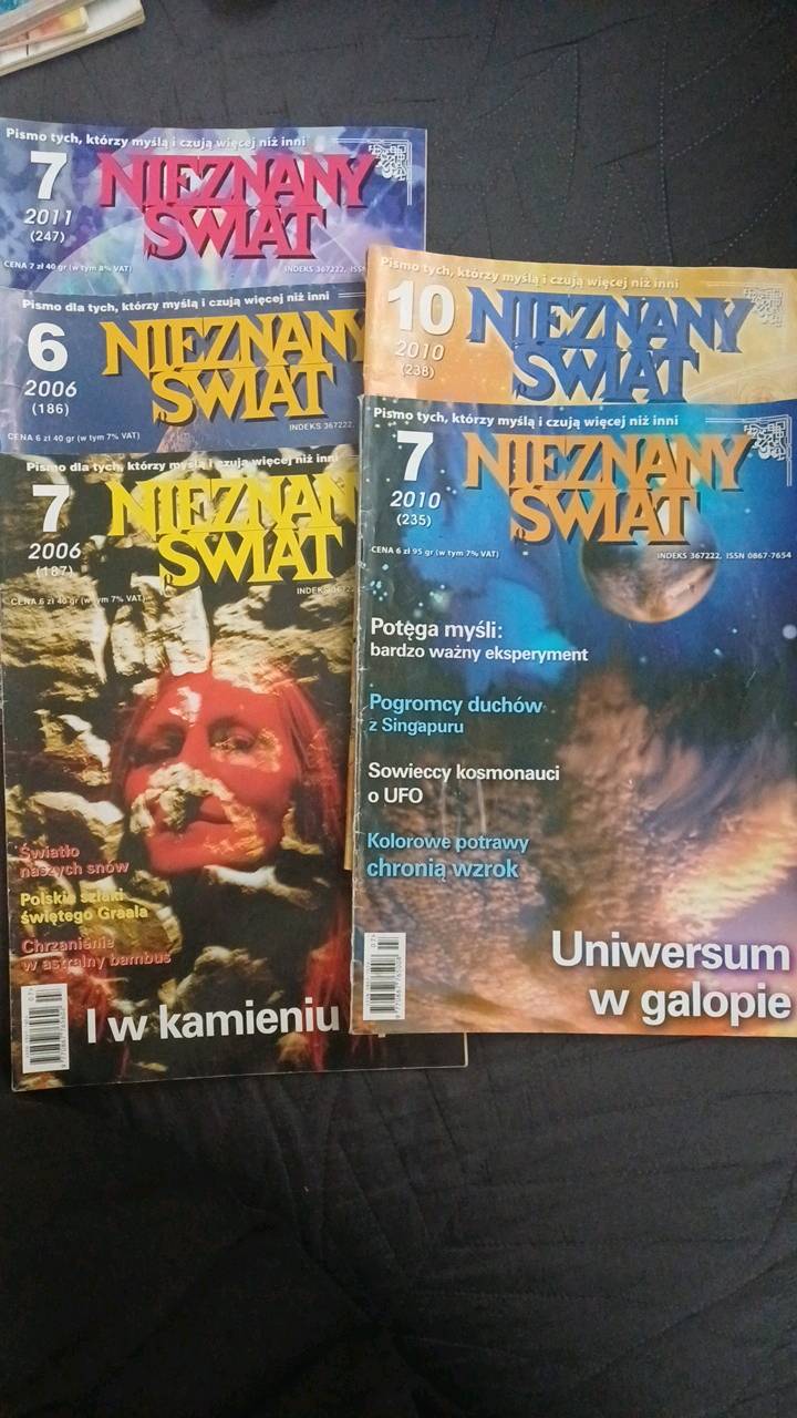 Zestaw: Nieznany Świat 6 z 2006 +4