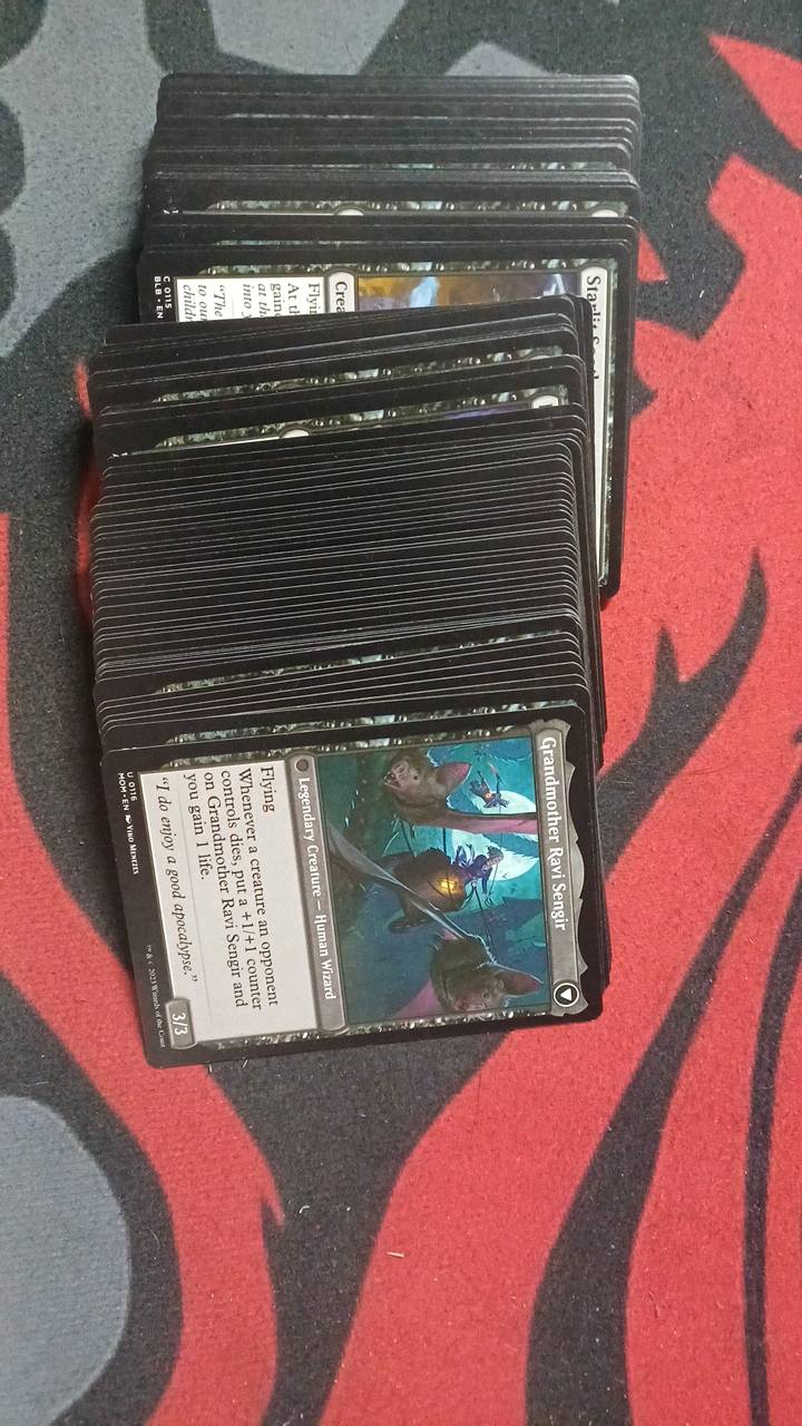 Magic the Gathering 90 creature czarnych common i uncommon