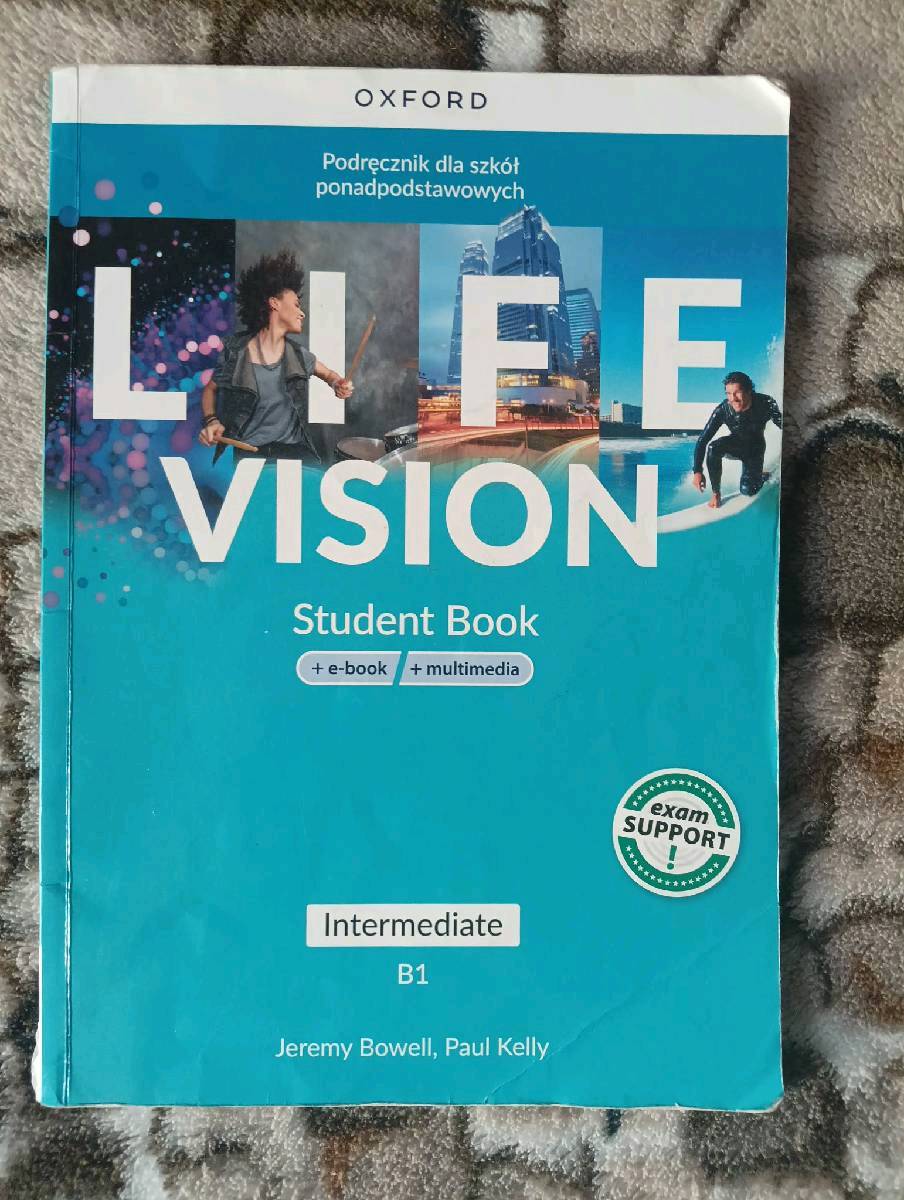 Life Vision student book B1 podręcznik dla szkół ponadpodstawowych 