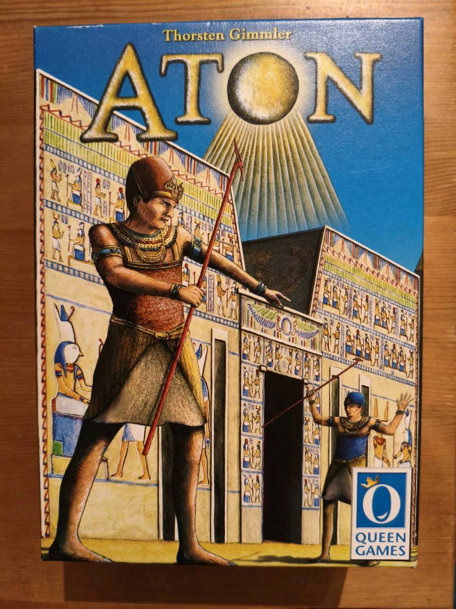 ATON – taktyczna gra dla 2 osób | Queen Games | wersja DE | instrukcja PL