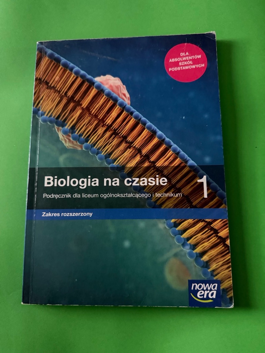 Biologia na czasie 1 : podręcznik dla liceum ogólnokształcącego i technikum : zakres rozszerzony