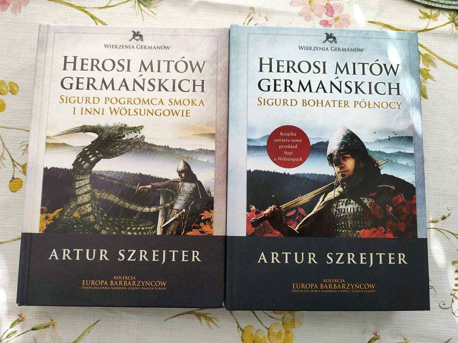 Herosi mitów germańskich, komplet, tomy 1-2, Artur Szrejter