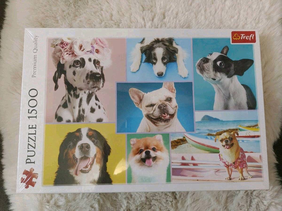 Puzzle Nowe Pieski 1500 Elementów