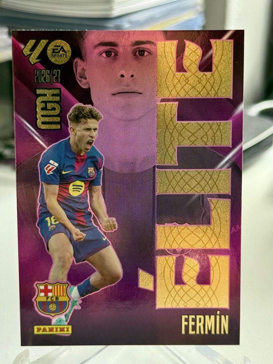 Fermin Lopez Barcelona karta kolekcjonerska Panini MGK Megacracks Elite