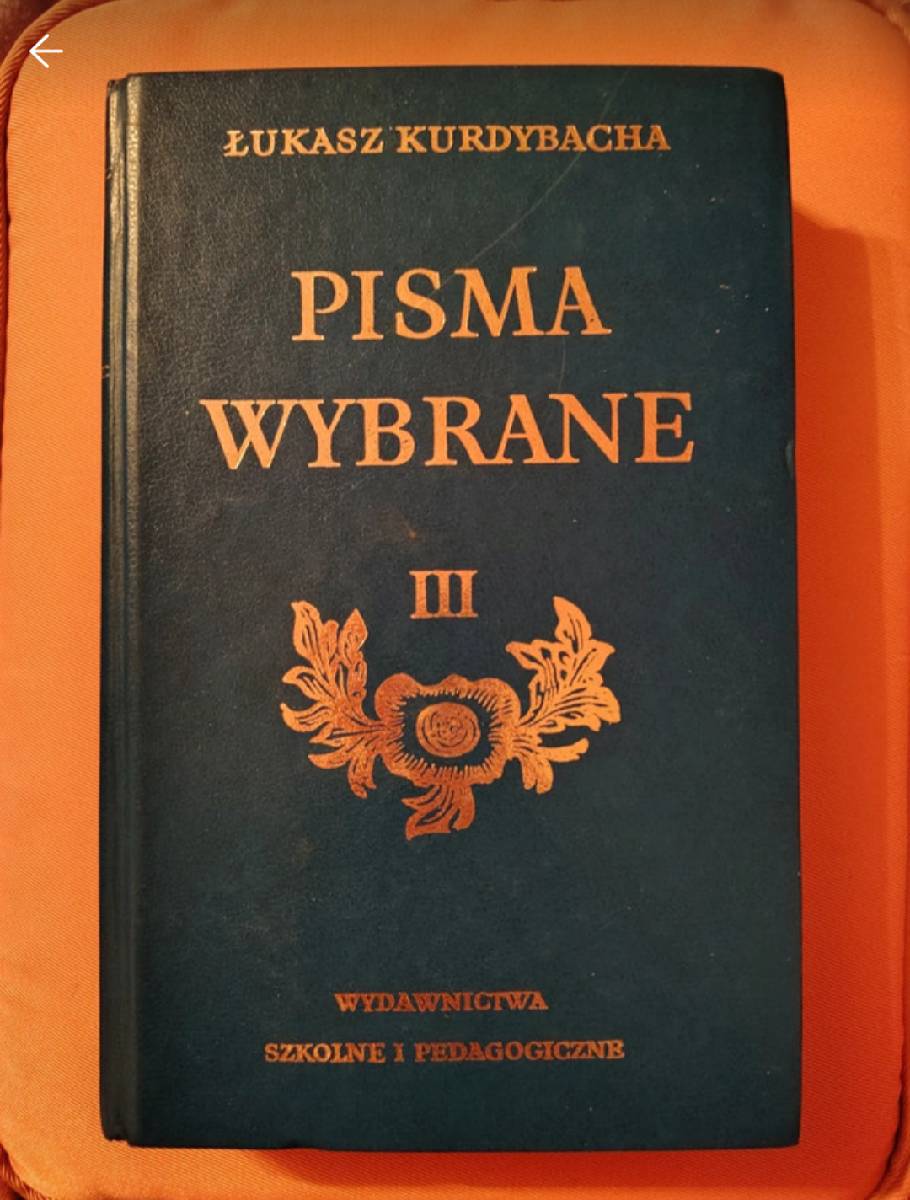 pisma wybrane lukasz kurdybacha Tom 3