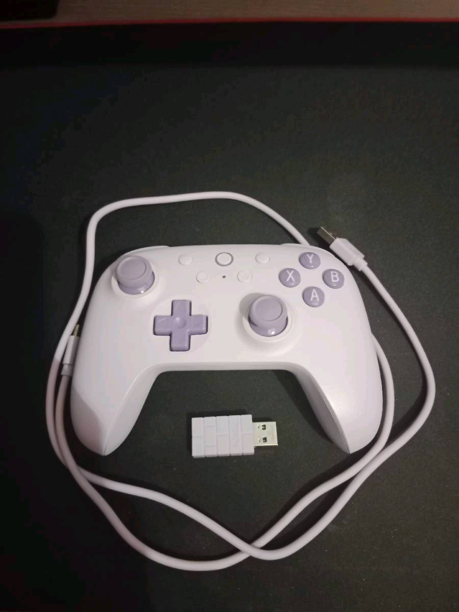 Zestaw: 8BitDo Ultimate 2C Wireless controller Fioletowy +1