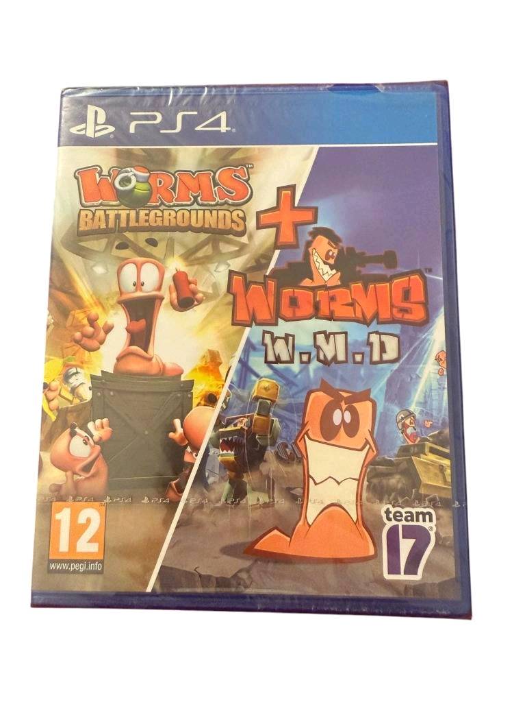 Worms Battlegrounds/ Worms W.M.D. na PS4 Nówka Folia!