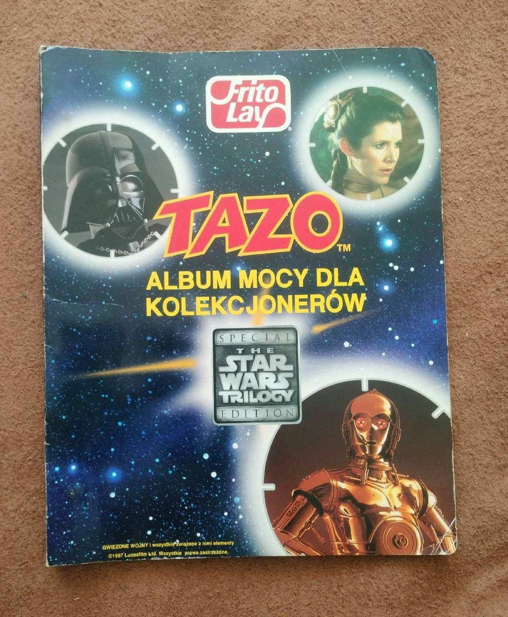Kompletny Album Tazo Star Wars Frito-Lay 1997 – 100% Kapsli (50/50) Gwiezdne Wojny