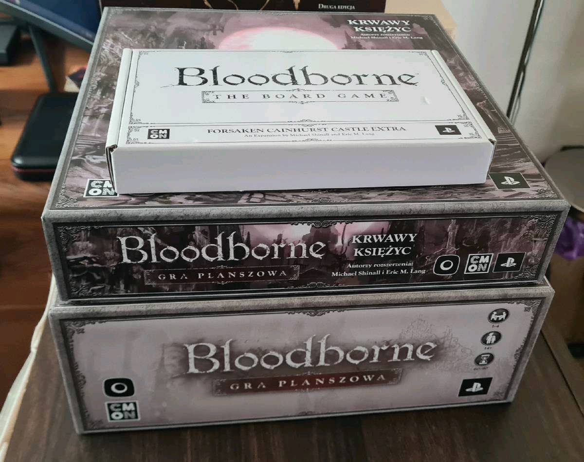 Bloodborne: Gra planszowa (pomalowany) + Krwawy księżyc + GRATIS