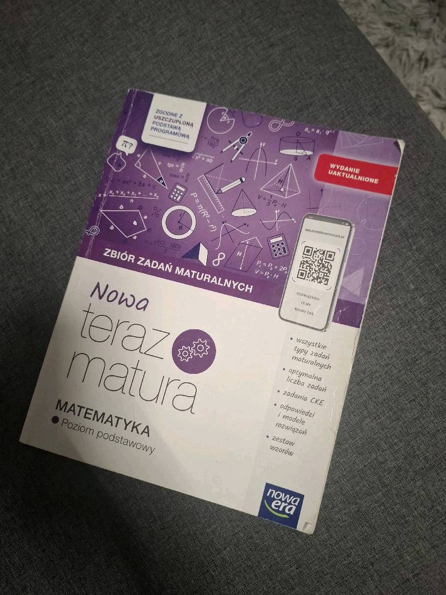 Nowa teraz matura : matematyka : zbiór zadań maturalnych : poziom podstawowy