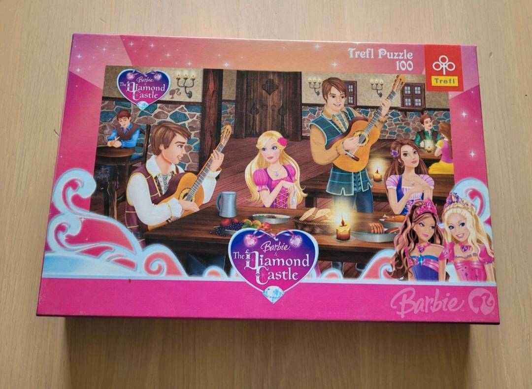 Puzzle Barbie I Diamentowy Pałac