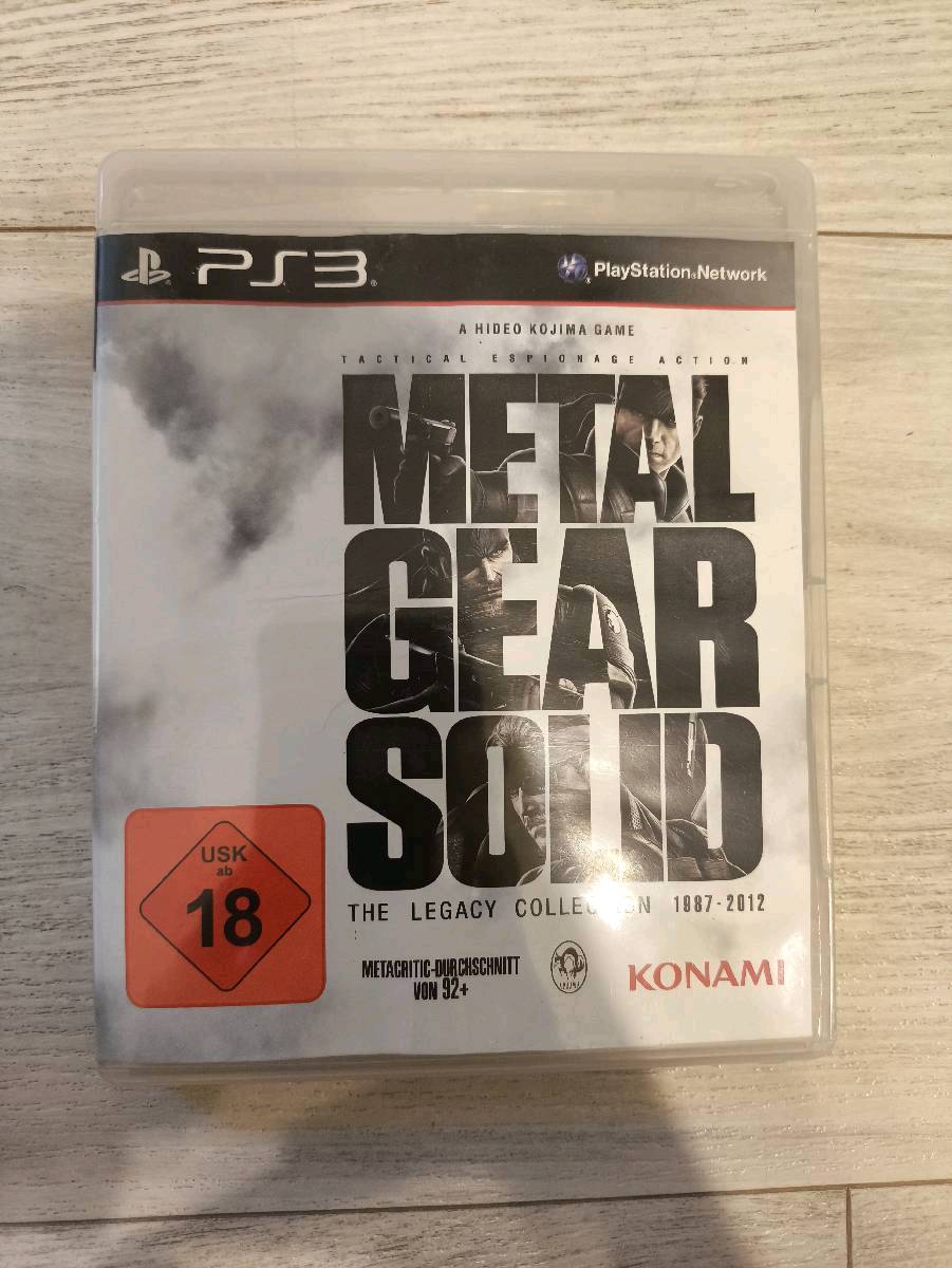 Metal Gear Solid Legacy Collection No Manual 