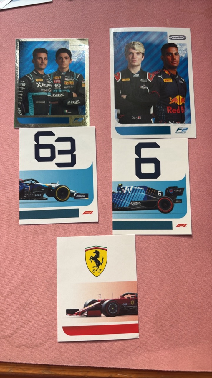 Mix naklejek Topps F1