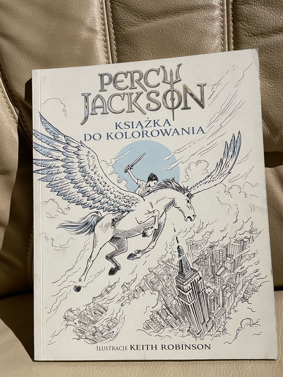 Kolorowanka Parcy Jackson książka do kolorowania