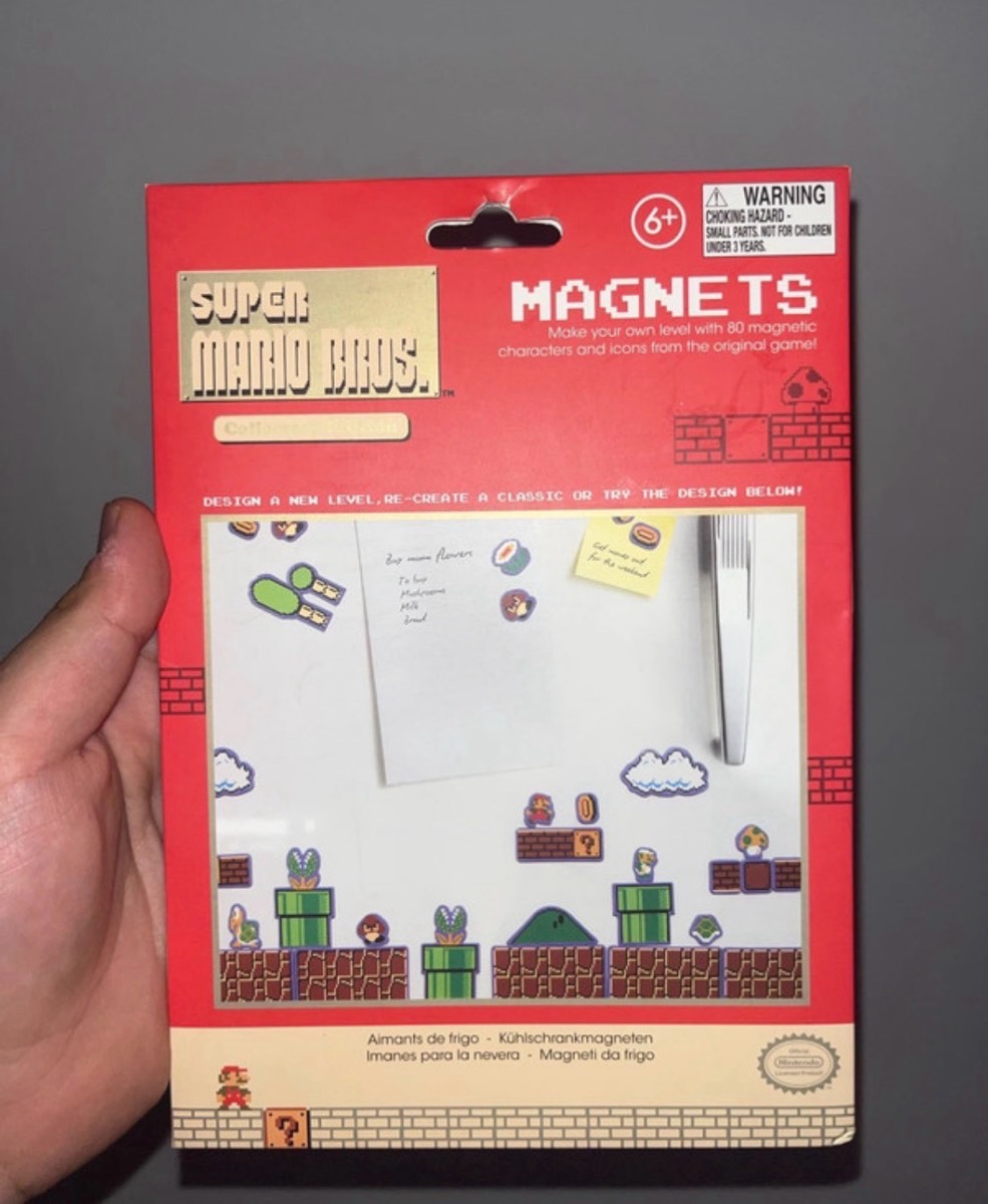 zestaw magnesów Mario Bros Nintendo