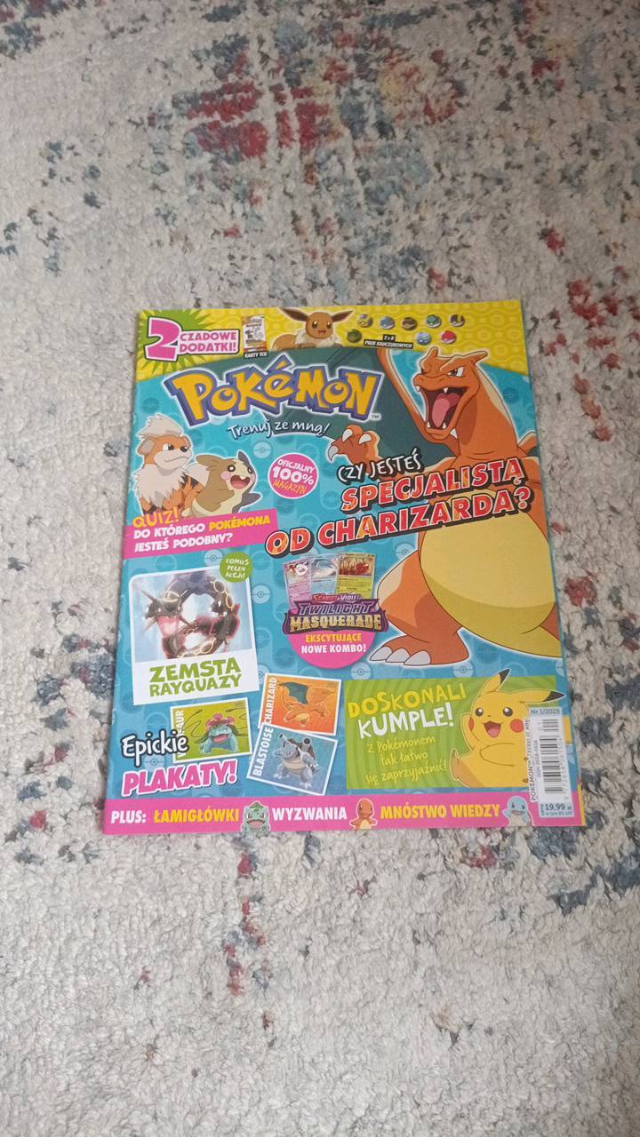 Magazyn Pokemon trenuj ze mną 