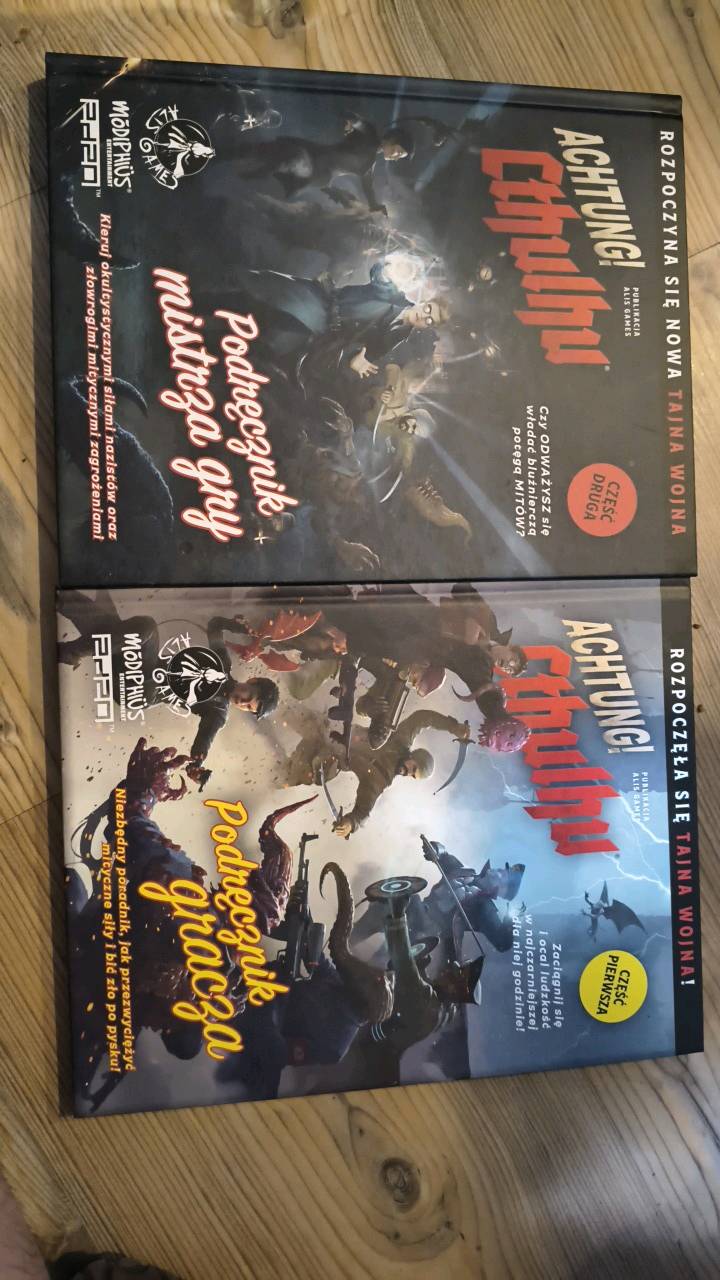 Zestaw: Achtung! Cthulhu Podręcznik Gracza +1