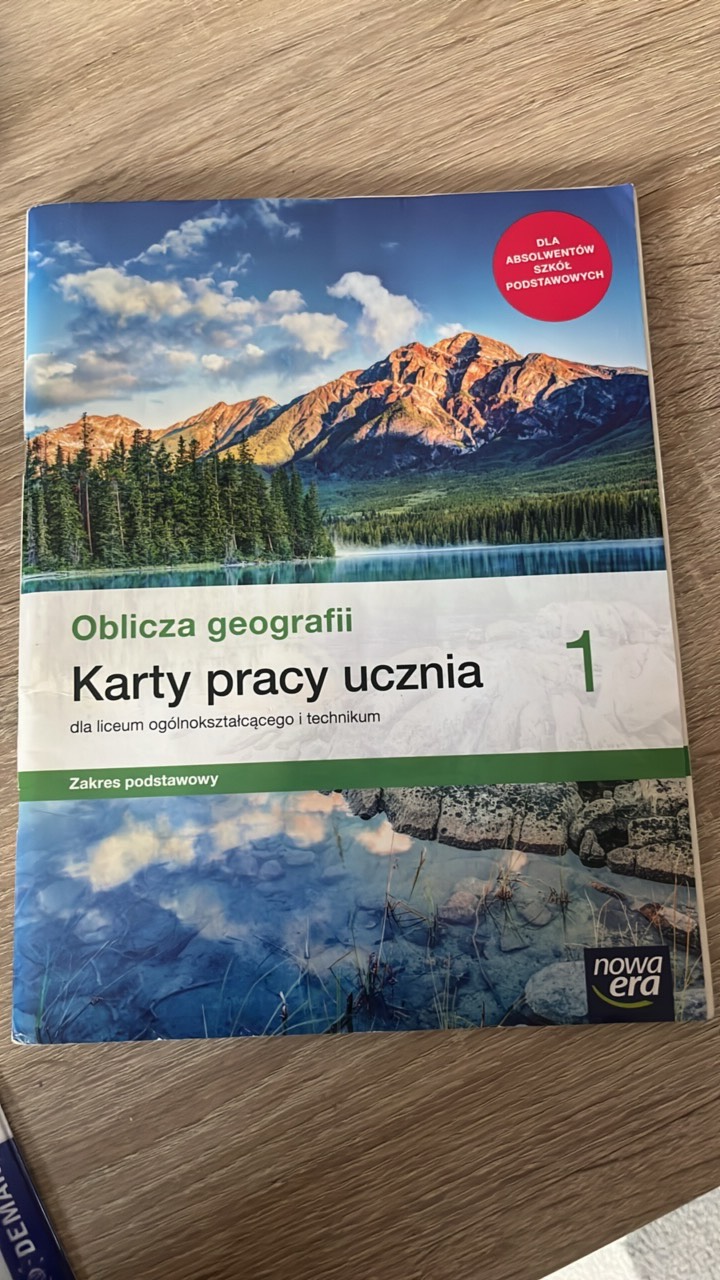 Oblicza geografii 1 : karty pracy ucznia : dla liceum ogólnokształcącego i technikum : zakres podstawowy