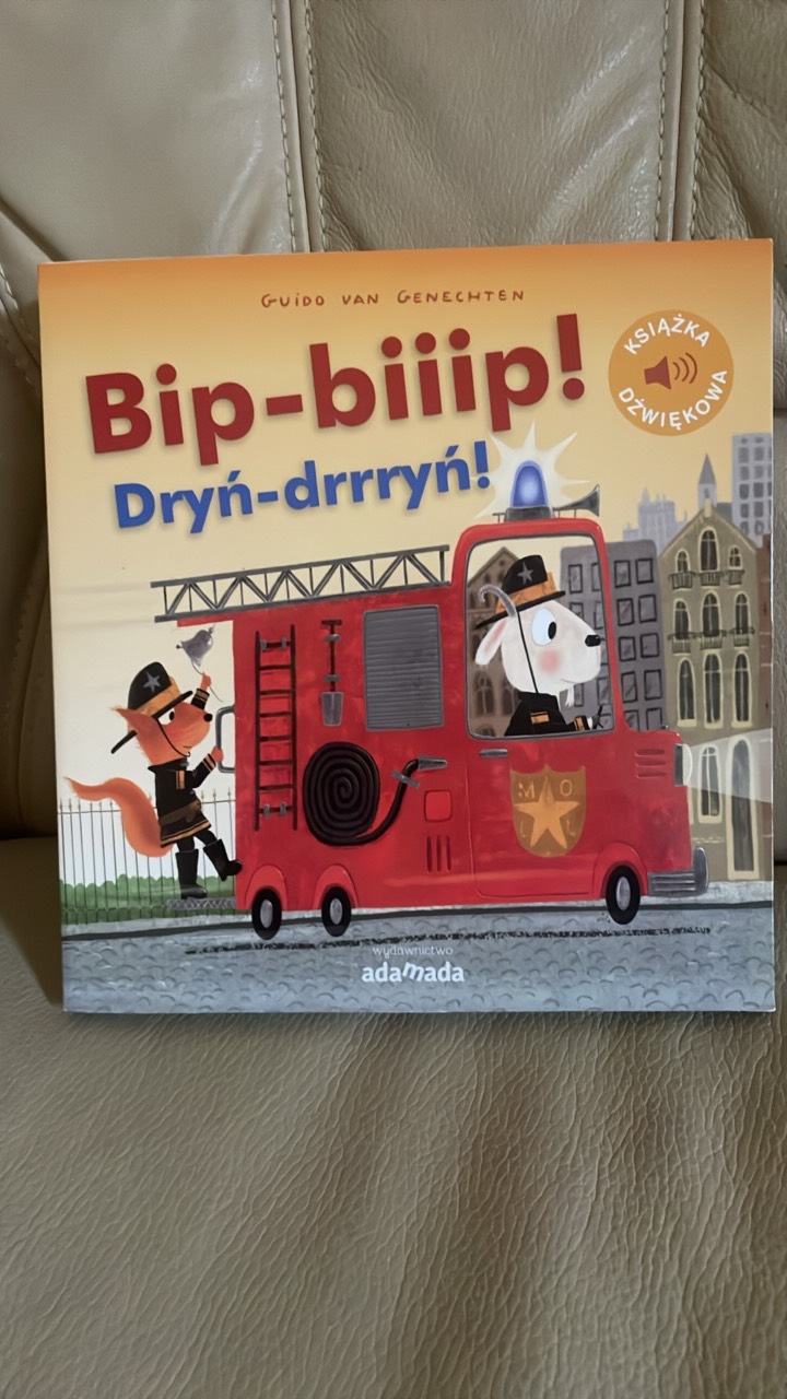 Bip-biiip! Dryń-drrryń! Nowa książeczka dźwiękowa interaktywna dla dzieci