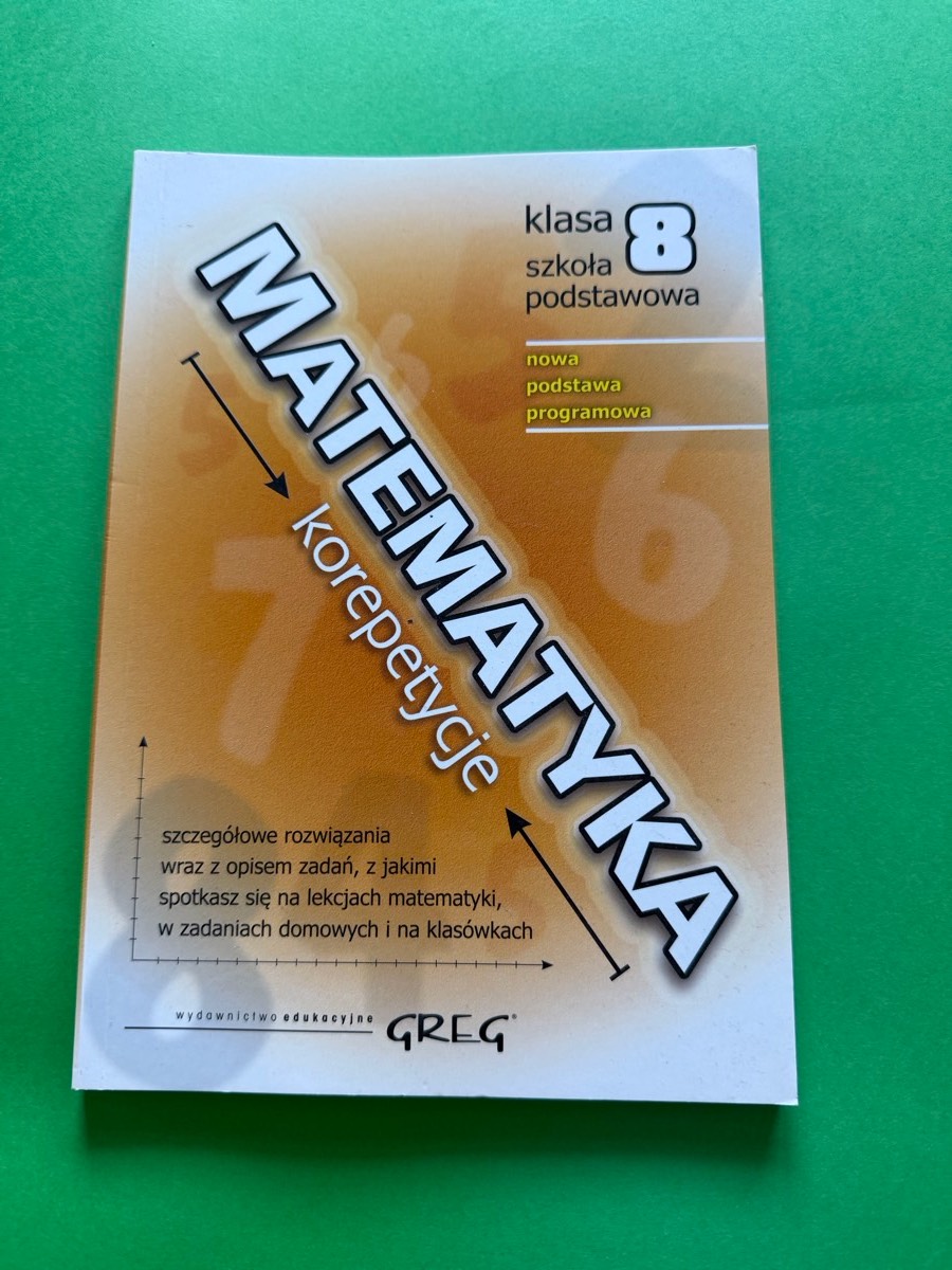 Matematyka : szkoła podstawowa : klasa 8 : korepetycje : nowa podstawa programowa