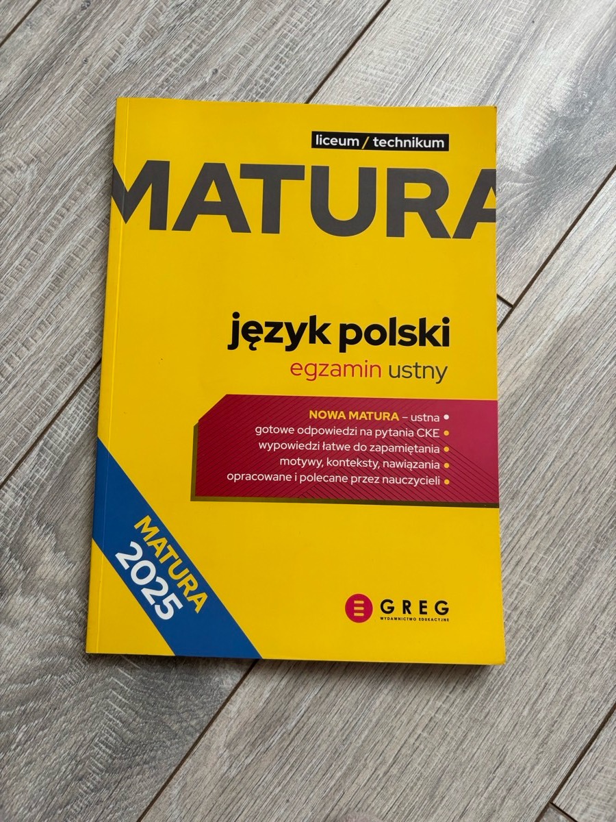 Język polski : liceum/technikum : egzamin ustny : odpowiedzi na 68 pytań