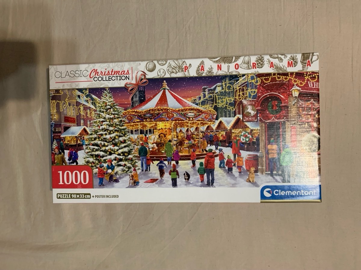 Puzzle świąteczna panorama 1000 elementów clementoni
