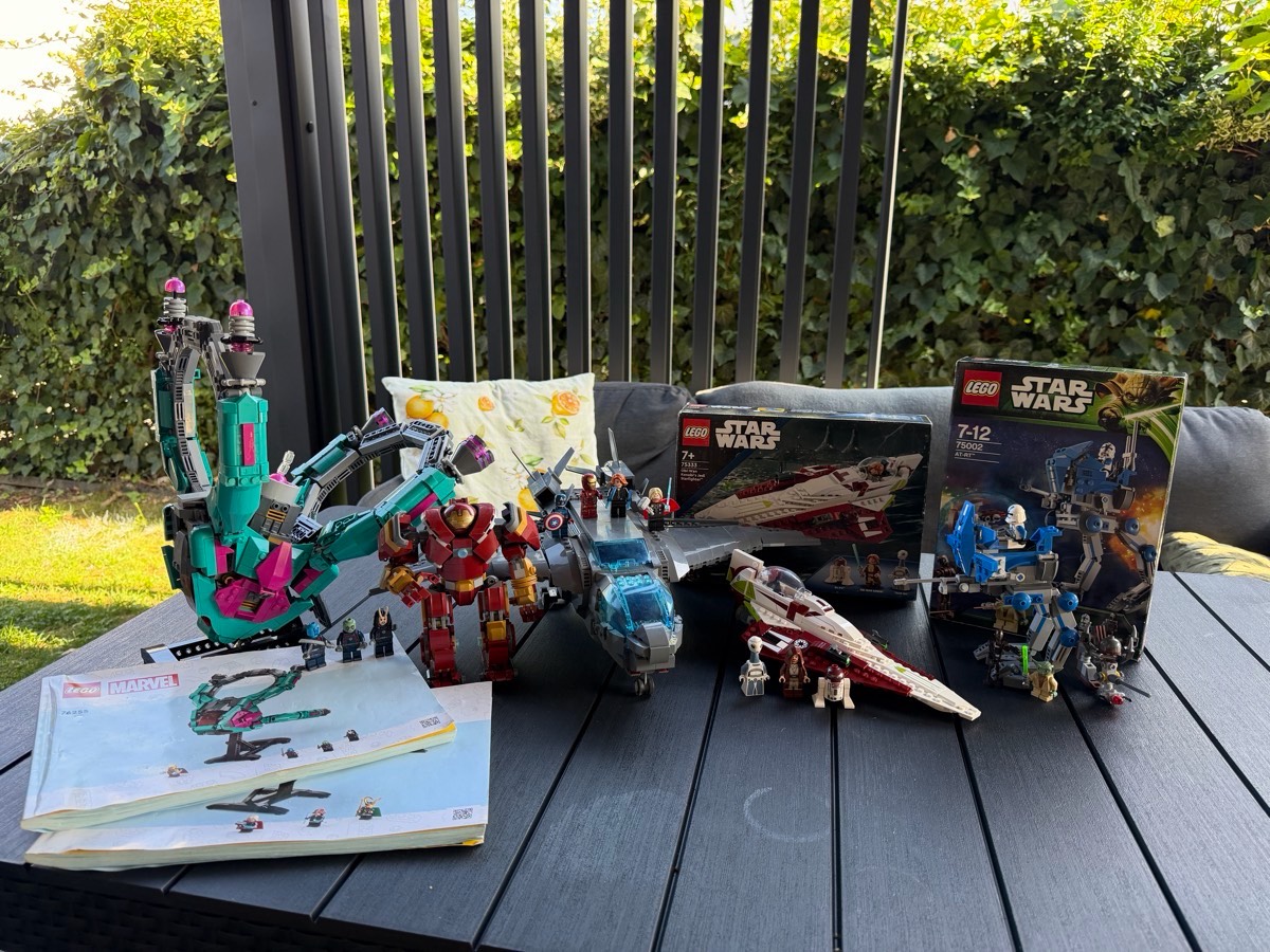 LEGO Star Wars / Marvel – 5 zestawów – oryginalne LEGO