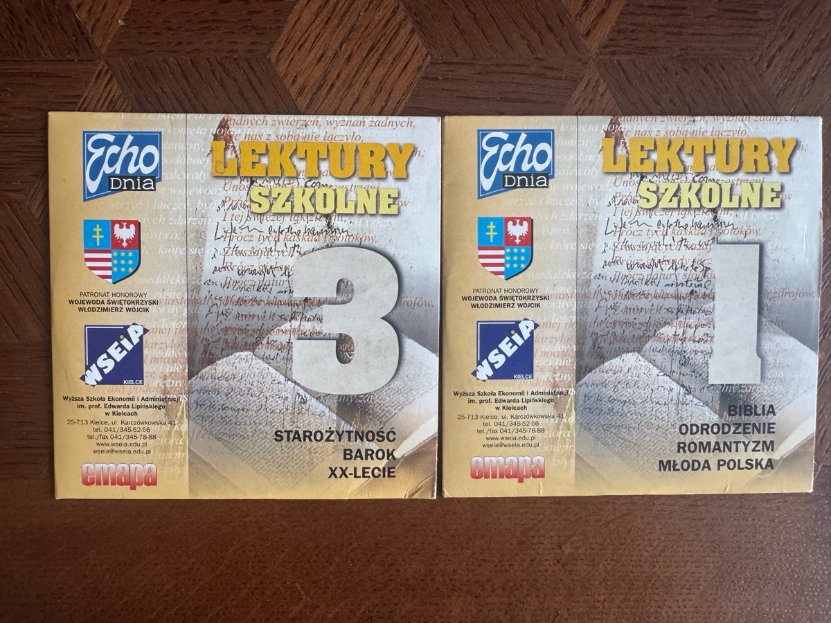 Lektury szkolne cz. 1i3