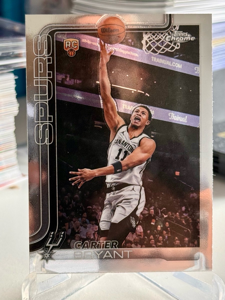 Carter Bryant San Antonio Spurs karta NBA Topps Chrome Update