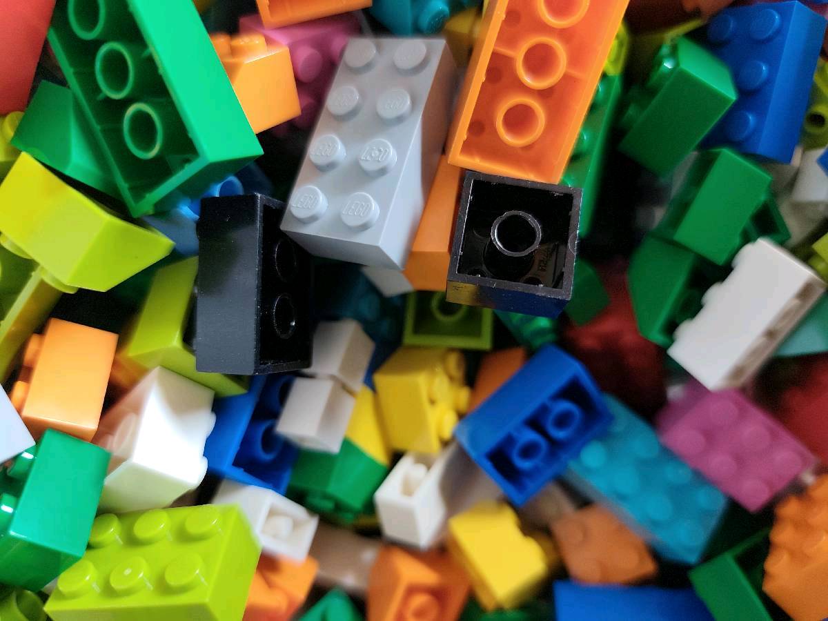 LEGO Mix 500g – Klasyczne Kostki i Długie Klocki Budulcowe (Bulk)