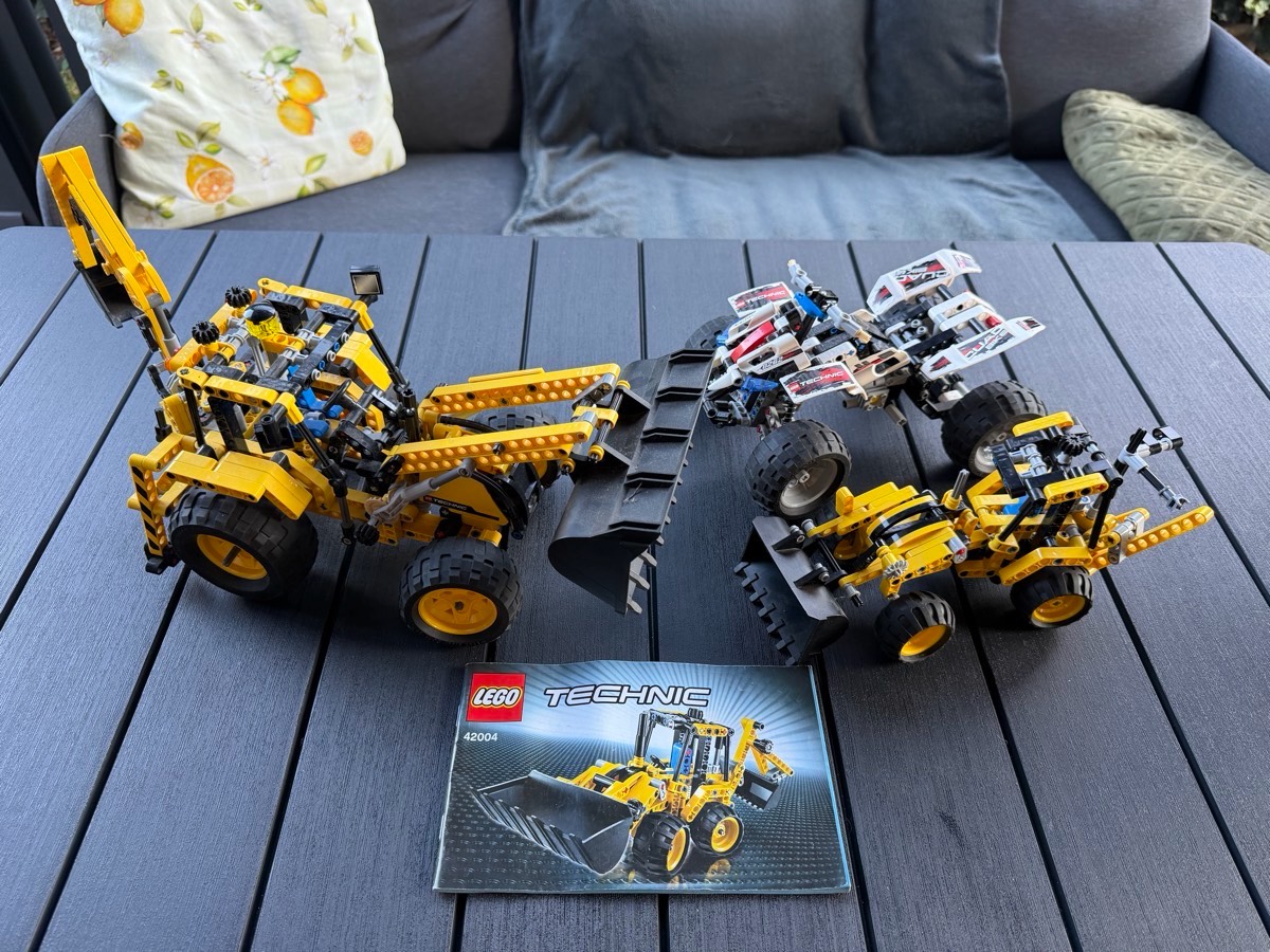 LEGO Technic – 3 zestawy – 8069 / 8282 / 42004 – Koparki + Quad