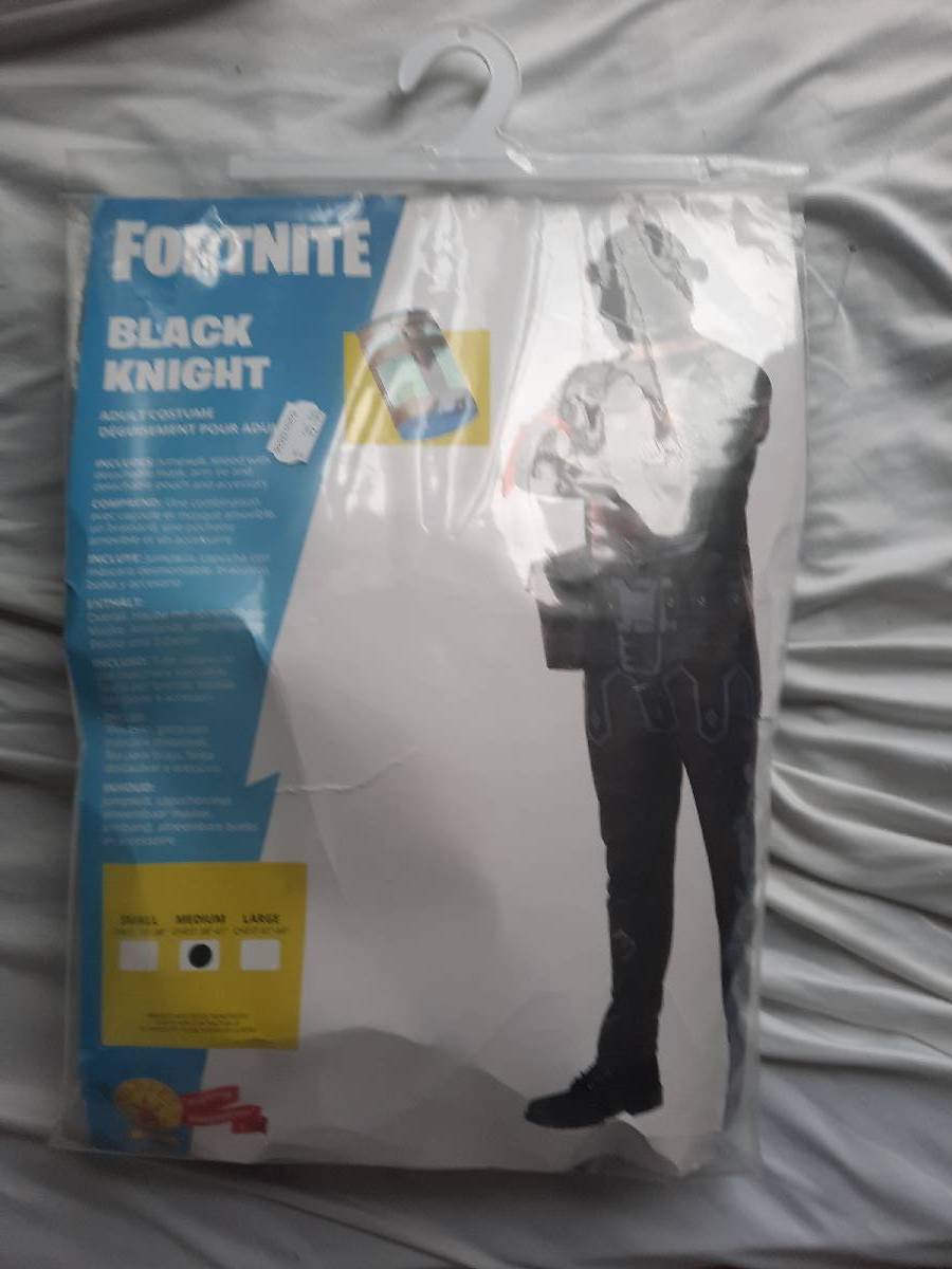 Fortnite, Black Knight, Kostium dla dorosłego, rozmiar M