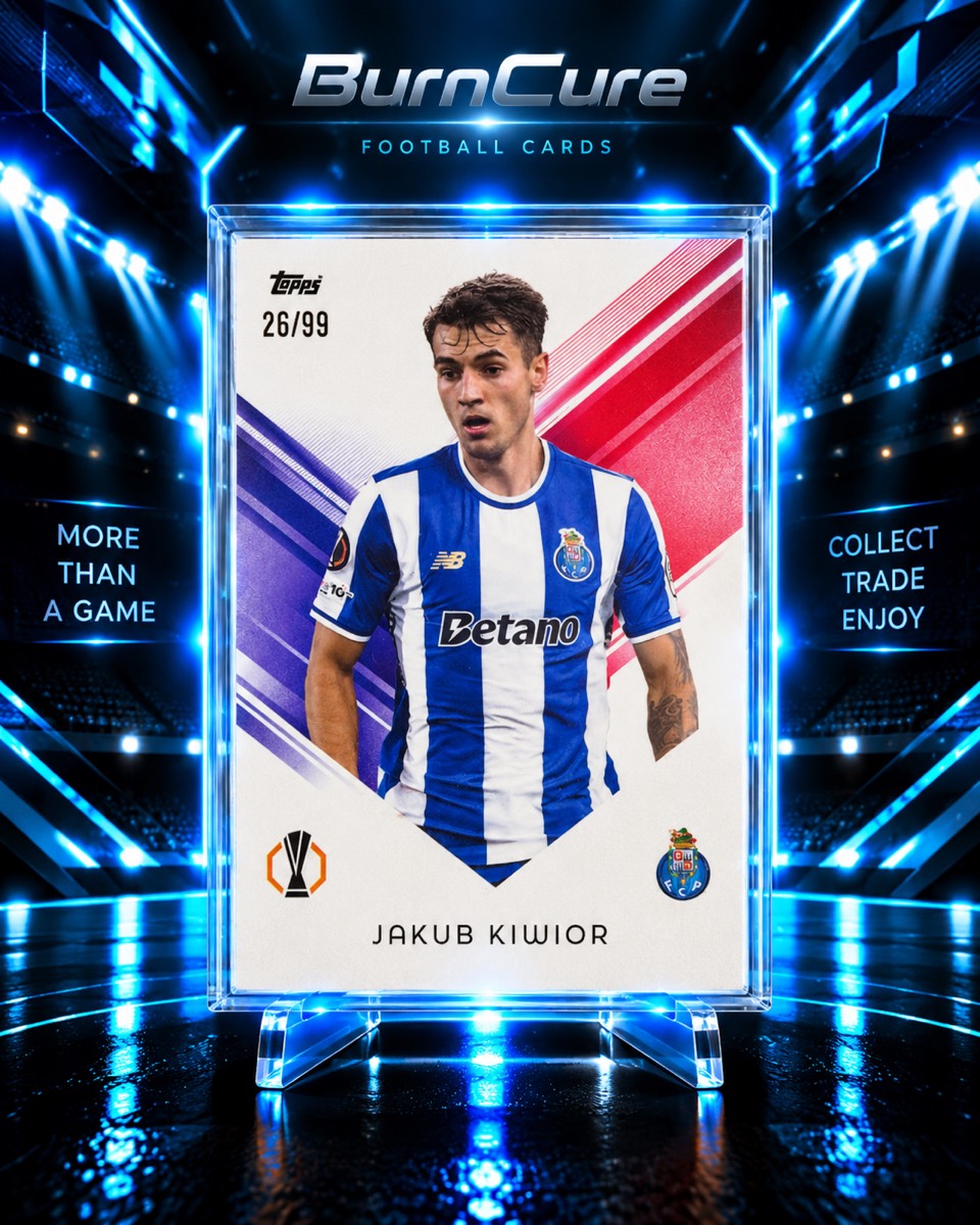 Jakub Kiwior FC Porto numerowana 26/99 karta kolekcjonerska Topps Total Football
