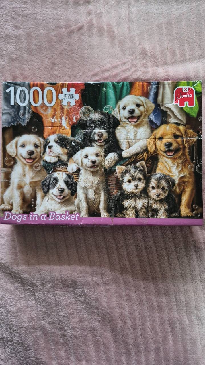 Puzzle Jumbo 1000 - psy