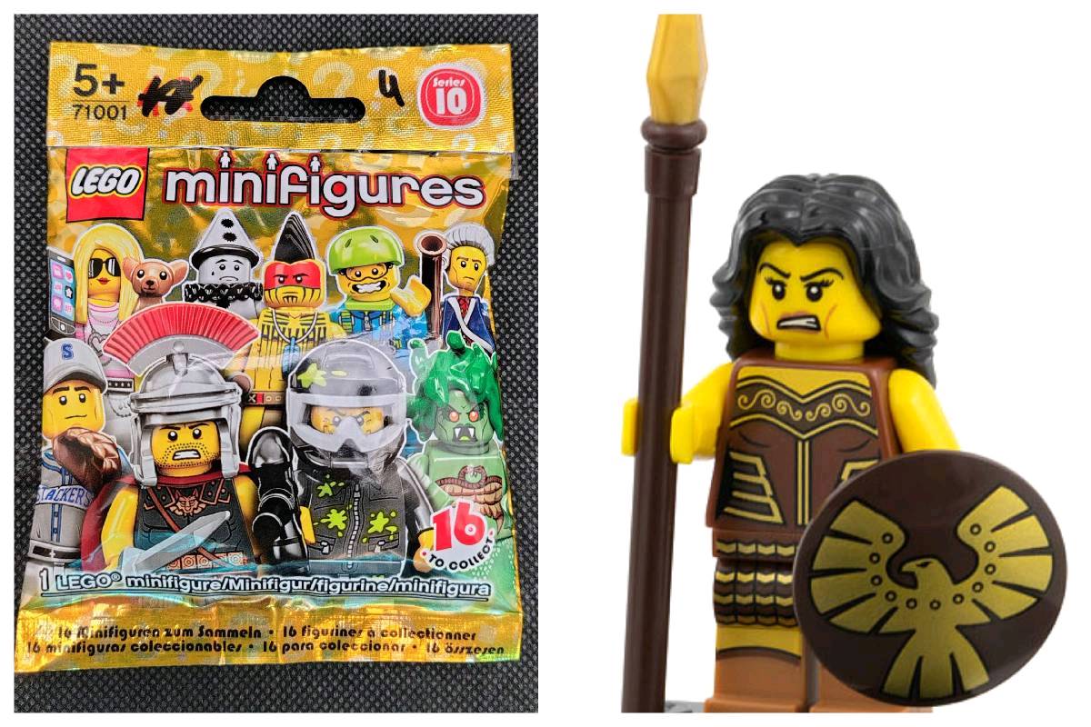 Minifigurka Lego Wojowniczka 71001 seria 10 col148