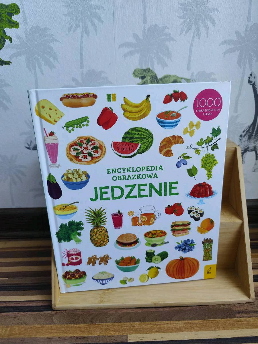 Encyklopedia obrazkowa jedzenie książka dla dzieci 
