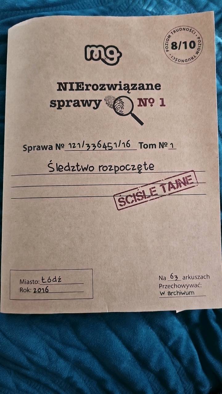 Memo games NIErozwiązane sprawy No1