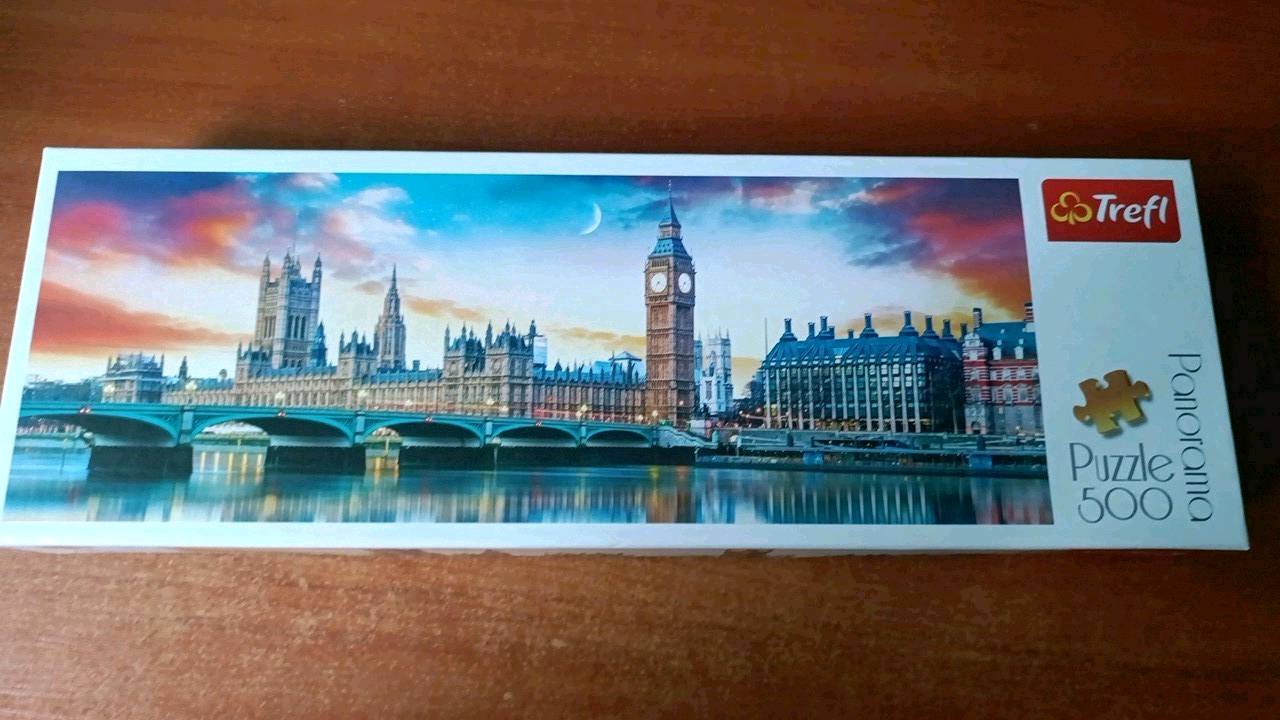 Puzzle Panorama Londynu 500 66x23,7cm
