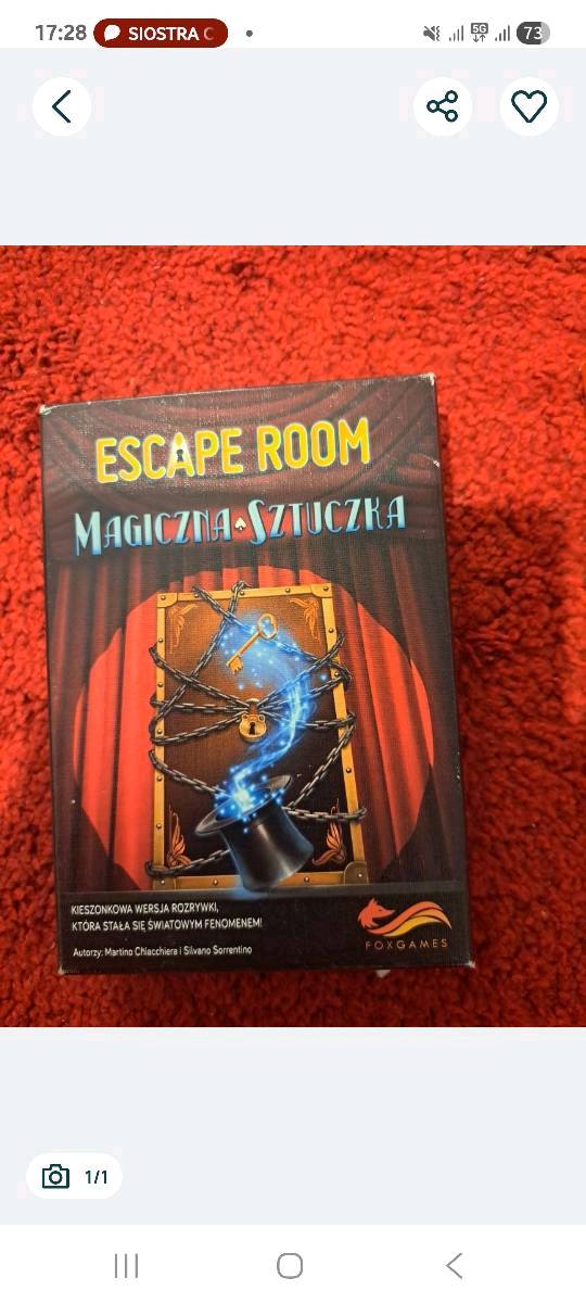 Escape room magiczna t