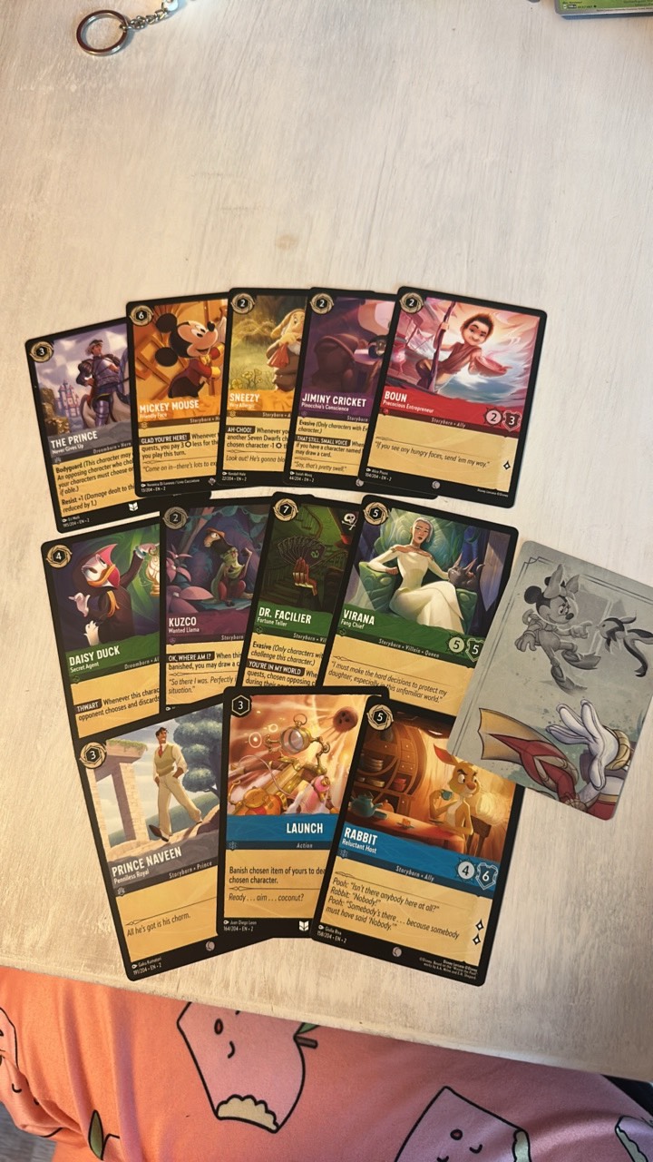 Zestaw 12 kart Lorcana 