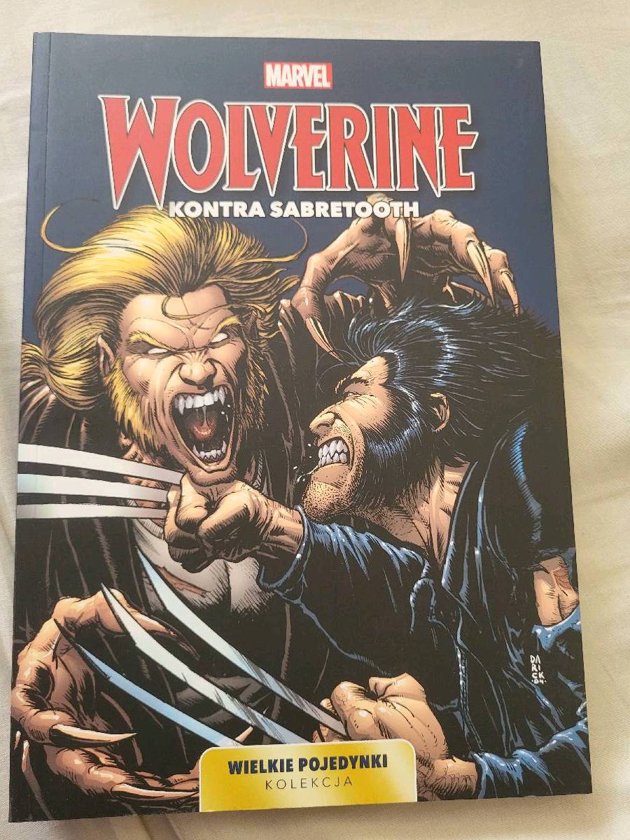 Wielkie pojedynki Kolekcja KOMIKS "Wolverine kontra Sabretooth" Marvel