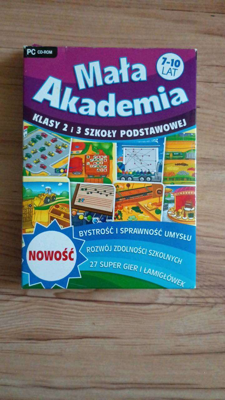 Mała Akademia- płyta do gry komputerowej