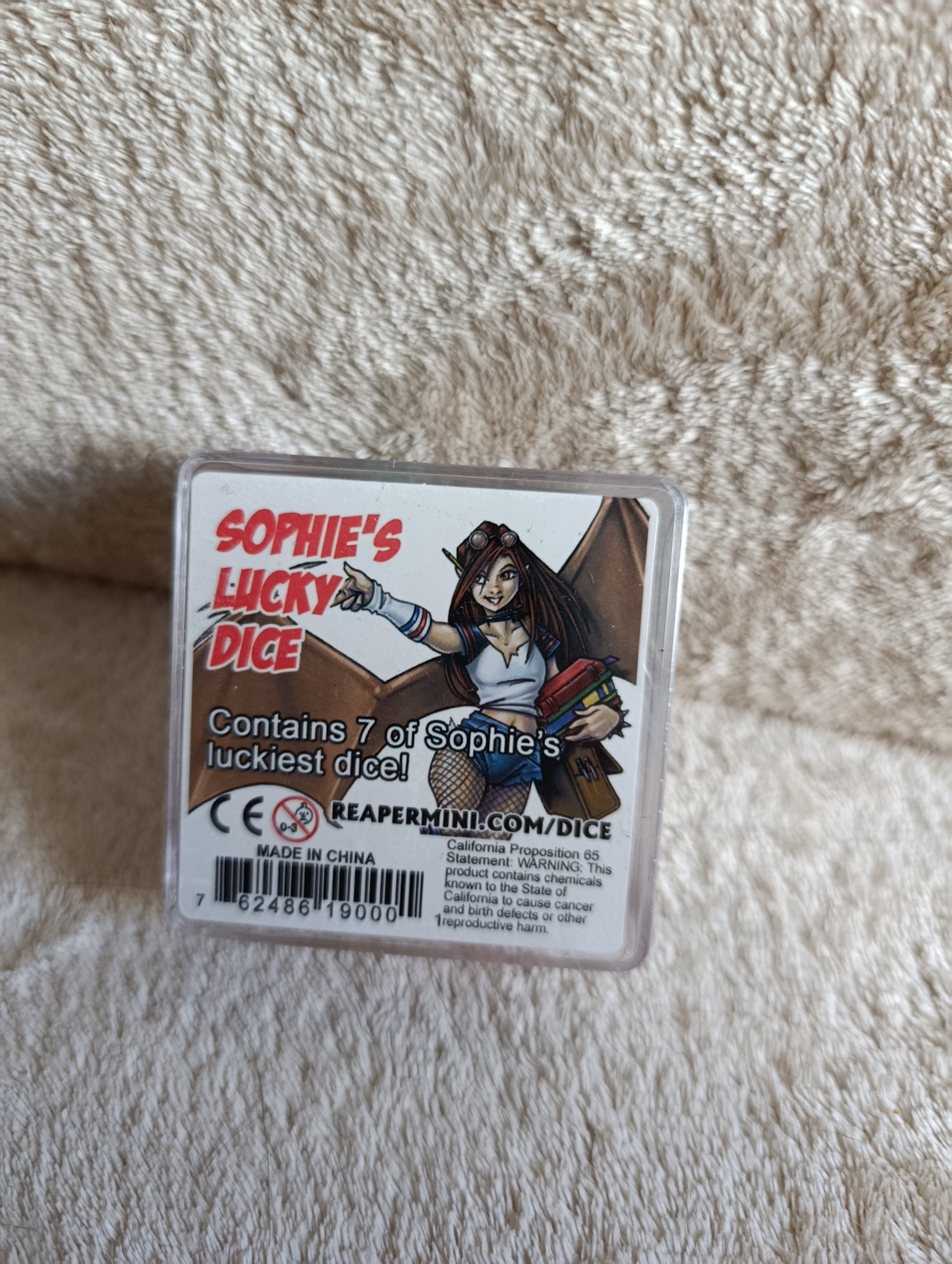 SOPHIE'S LUCKY DICE SET (zestaw kości) od reaper mini