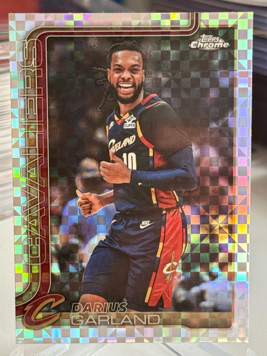 Darius Garland Cleveland Cavaliers karta NBA Topps Prism Refractor Chrome Update