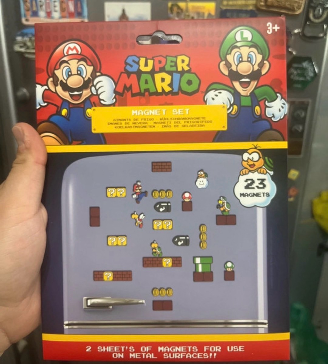 Magnesy Super Mario Bros Nintendo
